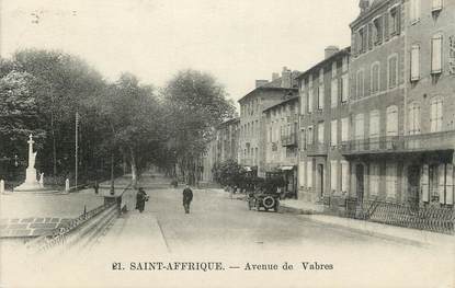 .CPA FRANCE 12 "  St Affrique, Avenue de Vabres  " 