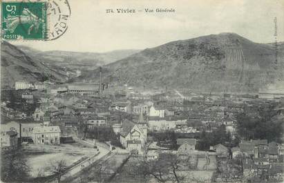 .CPA   FRANCE 12 " Viviez, Vue générale "