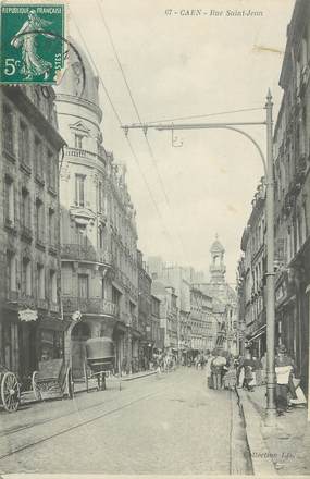 .CPA FRANCE 14 "Caen, Rue St Jean"