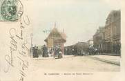 14 Calvado .CPA FRANCE 14 "Cabourg, Station du train Decauville" / TRAINS