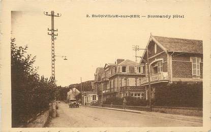 .CPA FRANCE 14 "Blonville sur Mer, Normandie Hôtel"