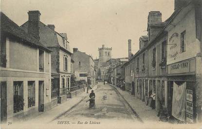 .CPA FRANCE 14 "Dives, Rue de Lisieux"