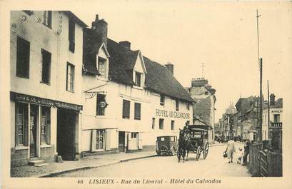 .CPA  FRANCE 14  "Lisieux, Rue du Livarot, Hôtel du Calvados"