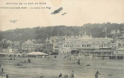 .CPA  FRANCE 14  "Trouville sur Mer, Le casino et la plage"