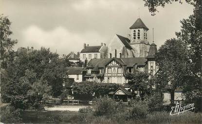 CPSM  FRANCE 77 "Montigny sur Loing, L'Eglise"