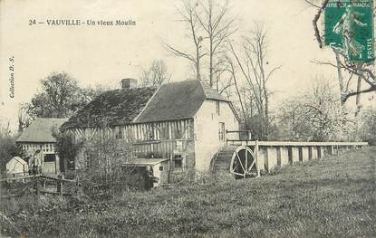 .CPA  FRANCE 14  "Vauville, Un vieux moulin"