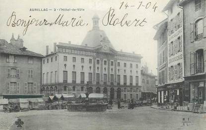 .CPA  FRANCE 15 "Aurillac, Hôtel de Ville"