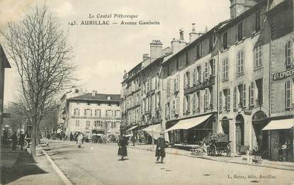 .CPA  FRANCE 15 "Aurillac, Avenue Gambetta  "