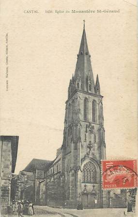 .CPA  FRANCE 15 "Aurillac, Eglise du Monastère St Géraud"