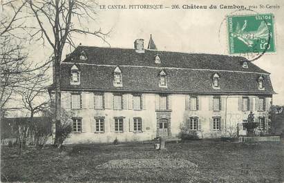 .CPA  FRANCE 15 "Château de Cambon près St Cernin"
