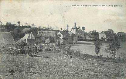 .CPA  FRANCE 15 "La Capelle del Fraysse, Vue générale"