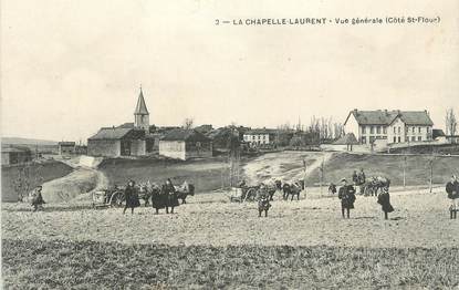 .CPA  FRANCE 15 "La Chapelle Laurent, Vue générale"