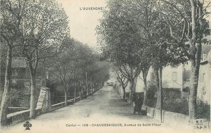 .CPA  FRANCE 15 "Chaudesaigues, Avenue de St Flour"