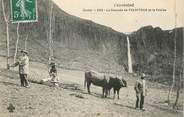 15 Cantal .CPA FRANCE 15 "Faalhitoux, La cascade et la falaise"