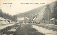 15 Cantal .CPA FRANCE 15 "Le Lioran, La gare et le Puy Griou"