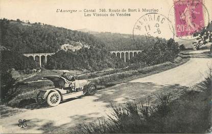 .CPA FRANCE 15  "Mauriac, Rourte de Bort, les viaducs de Vendes"