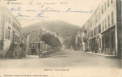 .CPA FRANCE 15   "Massiac, Route nationale"