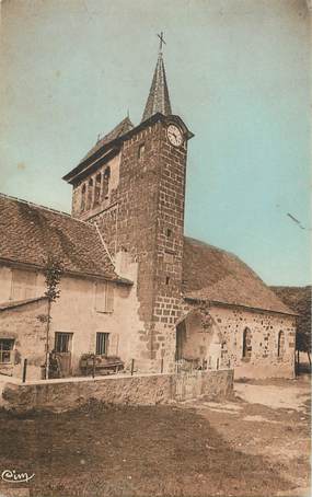 .CPA FRANCE 15   "Près de Pierrefort, Vue de l'église Ste Marie"