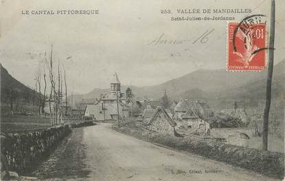 .CPA FRANCE 15   " St Julien de Jordanne, Vallée de Mandailles"