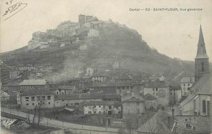 .CPA FRANCE 15   " St Flour, Vue générale"