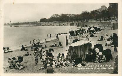 CPSM FRANCE 44 "Saint Nazaire, la plage"