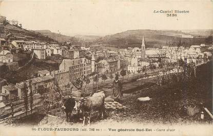 .CPA FRANCE 15   " St Flour-Faubourg, Vue générale Sud-Est"