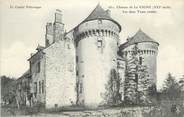 15 Cantal .CPA FRANCE 15   " La Vigne, Le Château les deux tours rondes"