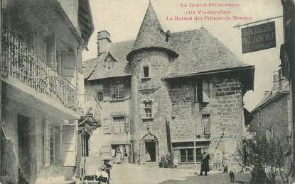 .CPA FRANCE 15   "Vic Sur Cère, La Maison des Princes de Monaco"