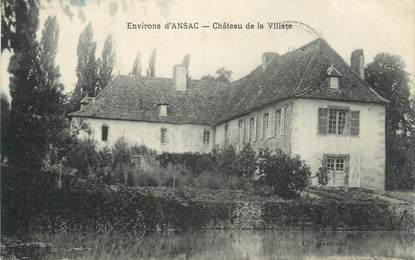 .CPA  FRANCE 16  " Environs d'Ansac, Château de la Villate"