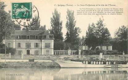 CPA FRANCE 89 "Joigny, la sous préfecture et la rive de l'Yonne"
