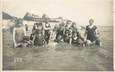 CARTE PHOTO BAIGNEUSE "Juillet 1921, groupe de femmes dans l'eau"