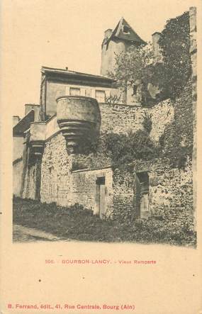 CPA FRANCE 71 "Bourbon Lancy, vieux remparts"