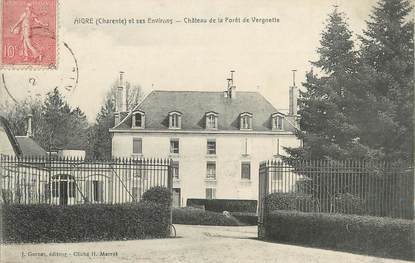 .CPA FRANCE 16  "Aigre, Château de la Forêt de Vergnette"