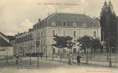 CPA FRANCE 71 "Bourbon Lancy, Hotel Saint Léger"