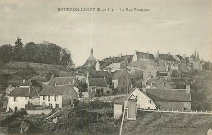 CPA FRANCE 71 "Bourbon Lancy, la rue Vinaigrier"