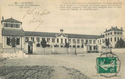 CPA FRANCE 89 "Auxerre,  Ecole normale d'Instituteurs"