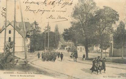 CPA FRANCE 89 "Auxerre, promenade de la Tournelle"