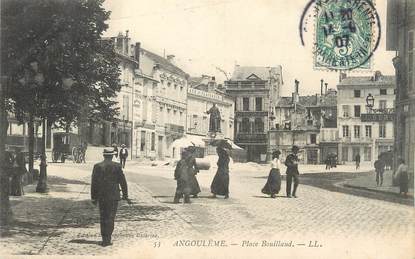 .CPA FRANCE 16  "Angoulème, Place Bouillaud"
