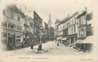 .CPA  FRANCE 16  "Angoulème, La Place Marengo"