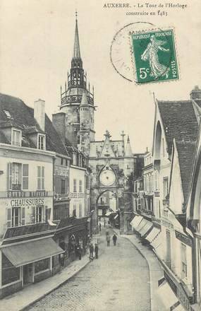 CPA FRANCE 89 "Auxerre, la tour de l' Horloge "