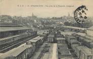 16 Charente .CPA  FRANCE 16  "Angoulème, Vue prise de la passerelle Chaignaud" / TRAINS