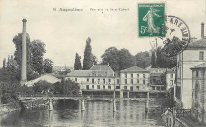 .CPA  FRANCE 16  "Angoulème, Papeterie St Cybard"