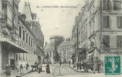 .CPA  FRANCE 16  "Angoulème, Rue des Halles"