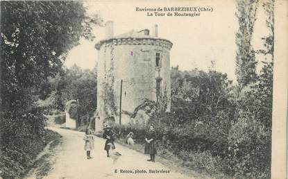 .CPA  FRANCE 16 " Barbézieux, La tour de Montaugier"