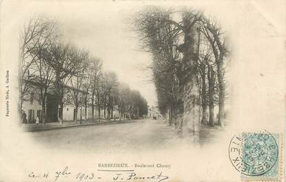 .CPA  FRANCE 16 " Barbézieux, Boulevard Chanzy"