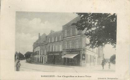 .CPA  FRANCE 16 " Barbézieux, Rue d'Angoulème et avenue Thiers"