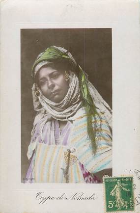 CPA ALGERIE "Type de nomade" / FEMME