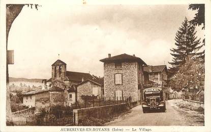 .CPA  FRANCE 26 "Auberives en Royans, Le village"
