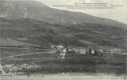 .CPA  FRANCE 26 " Oriol en Royans, Vue générale  "