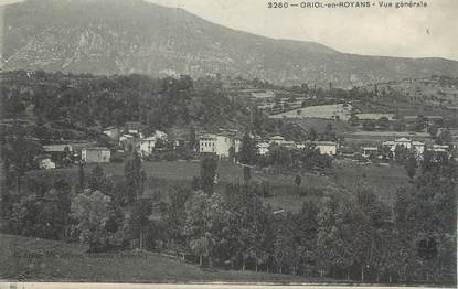 .CPA  FRANCE 26 " Oriol en Royans, Vue générale" 